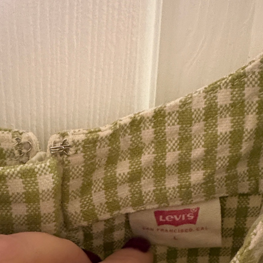 Levi’s NWT Gingham Checkered Dress - Picture 5 of 14